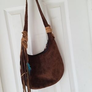 Wilson's Leather Purse, Boho, Brown
